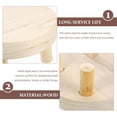 thumbnail image 3 of RENACLIPY Desktop Planter Stand Rustic Wood Flower Stool Simple Design 1Pcs, 3 of 6