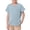 Light Blue, variant on XASZHN Unisex Kid's Boys Girls Basic Short Sleeve Solid Color T Shirts Pocket Tee Crew Neck Shirt Tees Pink 12-13 Years
