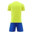 thumbnail image 4 of Iyufng 2 Pieces Sports Outfit, Summer Printed Soccer Jersey and Shorts Set,Boys and Girls, 4 of 5