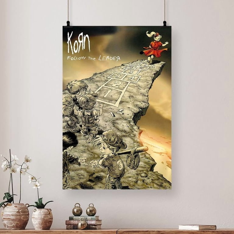 Music Poster- Korn Follow The Leader Poster - Retro Style - Size