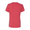 thumbnail image 2 of Bella Canvas 6400 - Relaxed Short Sleeve Jersey T-Shirt, 3XL, Red Triblend, 2 of 3