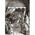 thumbnail image 2 of Durer, Albrecht 24x32 Gold Ornate Wood Framed with Double Matting Museum Art Print Titled - The Death Of The Virgin, 2 of 4