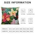 thumbnail image 5 of Fenyluxe Farmhouse Decorative Outdoor Throw Pillow Covers for Couch Sofa Bed Hawaiian Tropical Plants Palm Leaf Pillow Cover Modern Decor Pillow Case 24x24in, 5 of 5