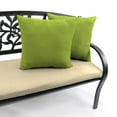 thumbnail image 5 of Jordan Manufacturing 16" x 16" Veranda Citrus Green Solid Square Outdoor Throw Pillow, 5 of 11