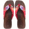 thumbnail image 1 of par de zuecos japoneses de madera, sandalias delicadas para mujer, zapatos de uso diario (38), 1 of 7