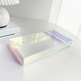 thumbnail image 3 of Abbracc Rectangle Transparent Storage Tray Fruit Tray Decor Jewelry Tray Vanity Tray Decorative Tray for Wedding Countertop Display Perfume Dresser, 3 of 7