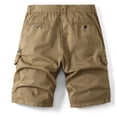 thumbnail image 3 of Men's Workout Cargo Shorts Lightweight Hiking Flat Front Shorts Tactical Work Shorts with Multi Pockets, 3 of 4