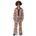 thumbnail image 3 of Disfraz de hippie retro de los años 70 y 80 para hombre y mujer, disfraz de discoteca, rock, hip-hop, para cosplay, parejas, fiesta de Halloween, Purim, disfraces de fantasía, 3 of 5