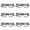 Black/Gray, variant on 6PK Men Women Multifocus No Line Progressive Reading Glasses Multifocal Readers