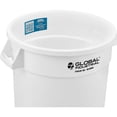 thumbnail image 4 of Global Industrial Plastic Trash Can - 20 Gallon White, 4 of 7