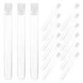 thumbnail image 2 of WEUVEB Clear Plastic Laboratory Test Tubes with Lids, Transparent, 50 Pieces for Science Experiments and Storage, 2 of 6