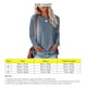 thumbnail image 4 of Top Suelto para Mujer,Blusa con Cuello Redondo, Blusa Larga De Poliéster, Blusa Informal, Blusa con Cuello Redondo A Medida para La Perfección, 4 of 5