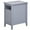 Grey, variant on HOMCOM Narrow Side Table, Accent End Table with Pull-out Tray, Open Shelf