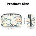 thumbnail image 5 of Landscape USB Case Digital Bag Cord Organizer Box Charger Case Oxford Cloth Waterproof Electronics Storage Bag 5.9x9.44x3.14 in, 5 of 6