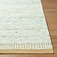 thumbnail image 6 of Hauteloom Andrey Boho Hand Woven Natural Fiber Wool Area Rug - Farmhouse Solid Color Carpet for Living Room, Bedroom, Dining Room - Dark Beige, Light Brown - 8' x 10' (8x10), 6 of 12