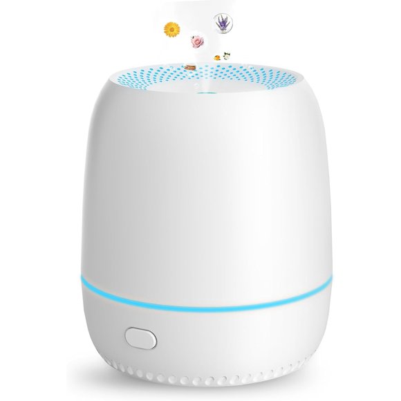 Huachuang 150ml Essential Oil Diffuser: Ultrasonic Aromatherapy Fragrant Oil Vaporizer Humidifier Large Capacity with 7 Color LED Lights Auto Shut-Off for Bedroom, Office, Living, Yoga