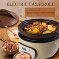 thumbnail image 4 of TIANJI Electric Claypot Crock Pot Stew Pot Rice Cooker Ceramic Soup Porridge Maker 3L,24h Pre-set, 4 of 6