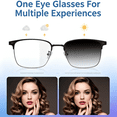 thumbnail image 6 of HBMYN Smart Glasses with Open Ear,Photochromic Lenses,Polarized Sunglasses Bluetooth,Voice Assistant,Mic Speakers for Men Women Bluetooth Glasses,Hands-Free Listening Voice Control(Gold), 6 of 7