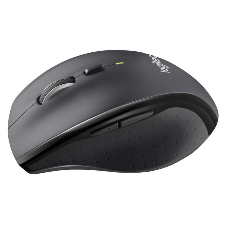 Logitech Productivity Plus Wireless Mouse, GHz Gray Receiver, 1000 Unifying DPI, USB 2.4 Dark