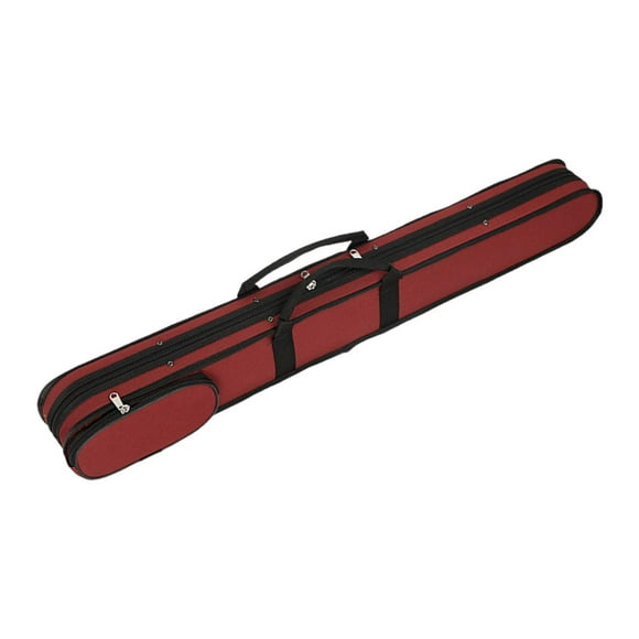 yingyy String Bass Bow Box Portable Padded Bag Bow for Outdoor Performances Camping Red 84x10x7cm