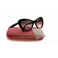 thumbnail image 3 of AUTHENTIC MIU MIU Sunglasses 04O Black Gold ROUND Oval Cat Eye Retro Butterfly, 3 of 3