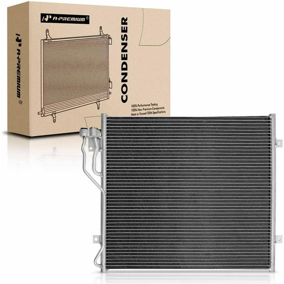 A-Premium Air Conditioning A/C Condenser Compatible with Jeep Liberty 2002 2004 2005 2005 2.4L 3.7L, Replace# 3058, 56022951AA