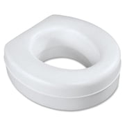 Medline Raised Toilet Seat, Contoured, Plastic