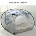 thumbnail image 6 of Vadktai Sturdy Mesh Laundry Hamper Basket Bag, Pop up Basket with Side Pocket for Laundry Room, Bathroom, Kids Room, College Dorm or Travel, 6 of 9