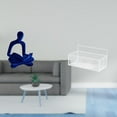 thumbnail image 2 of Luzkey Abstract Thinker Sculpture Ornament for Office Bar Wedding with Versatile Collection and Metal Wire Storage Basket Floating Shelves for Kitchen Bathroom Countertop Living Room, 2 of 8