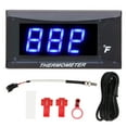thumbnail image 2 of Termómetro LCD para motocicleta, pantalla digital DC12V Termómetro para motocicleta Termómetro para motocicleta Adaptador de bujía Rendimiento inigualable, 2 of 9