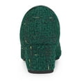thumbnail image 2 of BLISSFUL STEP Women's Pointy Toe Tweed Plaid Knitted Printing Block Heels Pumps Green 6, 2 of 8