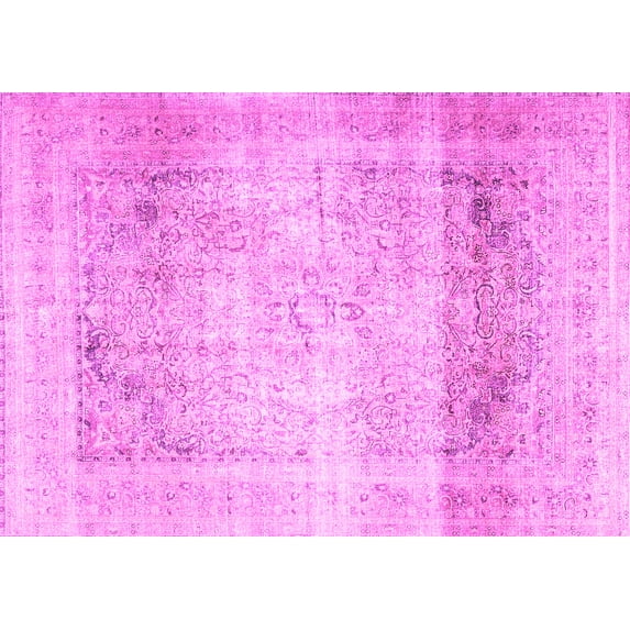 Ahgly Company Indoor Rectangle Persian Pink Traditional Area Rugs, 8' x 10'
