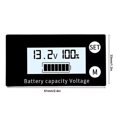 thumbnail image 2 of Indicador de capacidad de la batería DC 8-100V LCD Medidor de voltaje digital (luz de fondo) Blanco, 2 of 6