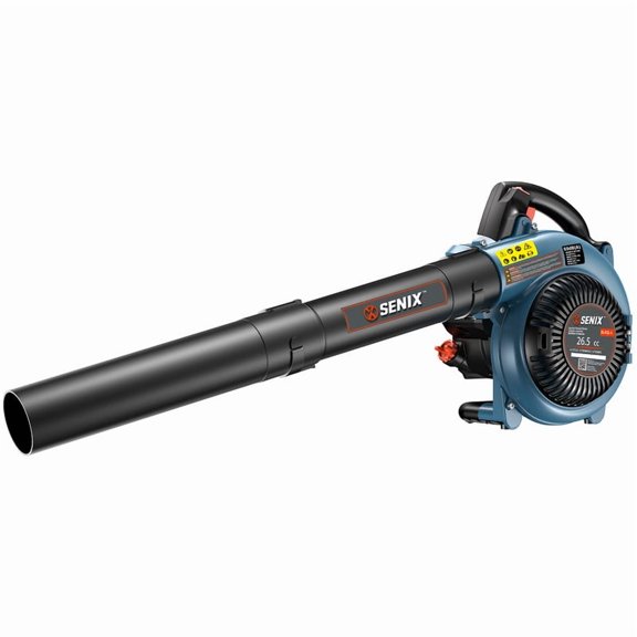 SENIX BL4QL-L Souffleuse à Feuilles Portative à Gaz 26,5 Cc, 125 Mi/h à 410 CFM
