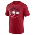 thumbnail image 2 of Men's Fanatics Heather Crimson Alabama Crimson Tide Weighted Circle Stack T-Shirt, 2 of 3