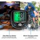 thumbnail image 5 of Velocímetro de bicicleta, ordenador de bicicleta, velocímetro inalámbrico, retroiluminación LCD, ordenador de bicicleta multifuncional, odómetro de bicicleta impermeable, negro WHWY, 5 of 5