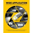 thumbnail image 4 of AUXITO 194 LED Bulbs 6000K White Interior Car Lights 168 2825 W5W T10 Error Free LED Replacement Bulbs for Dome Map Door Courtesy Trunk Parking License Plate Lights(Pack of 2), 4 of 8