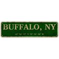thumbnail image 1 of Linstore Buffalo Ny City Sign Rústico Vintage Metal Arte Decoración De Pared Oficina/Hogar/Aula 4 X 16, 1 of 5