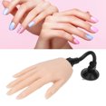 thumbnail image 4 of Mano De Práctica De Entrenamiento De Uñas, Práctica De Uñas De Silicona Suave, Reutilizable, Lavable A Mano Para Exhibición De Joyas Para Práctica De Manicura Para Salón De Ccdes Derecha, 4 of 8