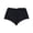 Black, variant on Hauaitttt Women High Waist Yoga Booty Shorts V Back Bikini Bottoms Swim Briefs Beach Shorts Ruched Bottom High Cut Swim Bottom Full Coverage Swimsuit Bottom Sports Yoga Shorts Swimbottom Swim Suit