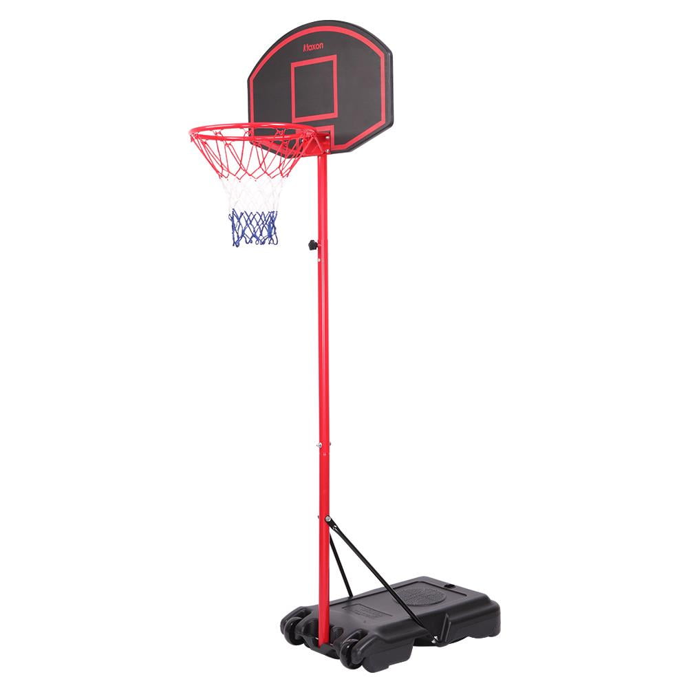 Zimtown Adjustable Basketball Stand Goal Height 5.2ft to 7.2ft, Indoor