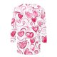 thumbnail image 5 of TaTaai Women's Valentine Heart Print 3/4 Sleeve Round Neck Loose T-Shirt, Valentine's Day Gift, Casual Daily Home Work Top Gift, 5 of 5