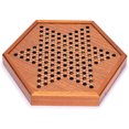 thumbnail image 3 of Juego de mesa de damas chinas de madera con bola de cristal y cajones, juego de estrategia, juego de damas de madera hexagonal para niños y principiantes, 3 of 5