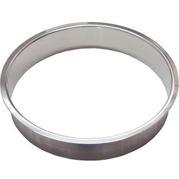 8 x 2 in. Polished Trash Grommet, Stainless Steel