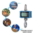 thumbnail image 2 of 1000kg(2200lbs) Digital Industrial Heavy Duty Hanging Crane Scale W/ Remote Control,Accurate Sensor&LCD Display for Farm,Factory ,Reliability, 2 of 7