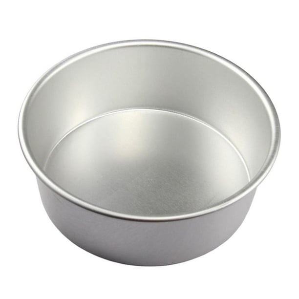 Varíe El Molde De Aluminio De La Torta De La Gasa Del Pastel De Queso Del Tamaño Que Moldea La Torta De La Comida Del ángel Reutilizable 2 pulgadas Baoblaze Molde para pasteles de aleación de aluminio