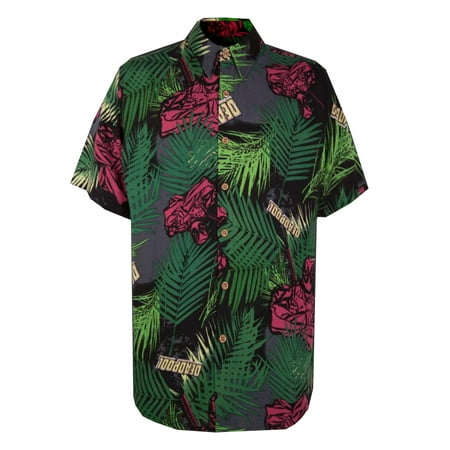 Deadpool Tropical Men's Button Up Shirt: Medium | Walmart Canada