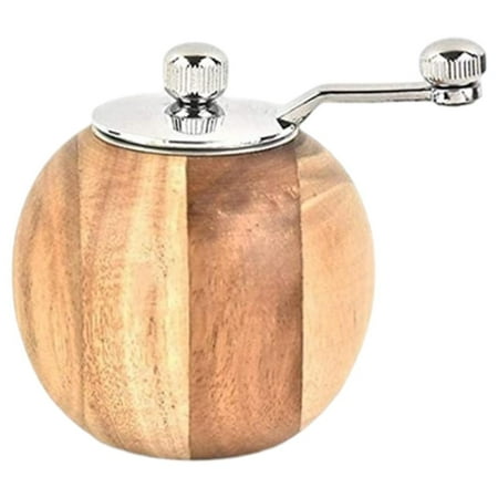 

Wooden Pepper Mill Hand Crank Multifunctional Hand for Outdoor Camping Travel