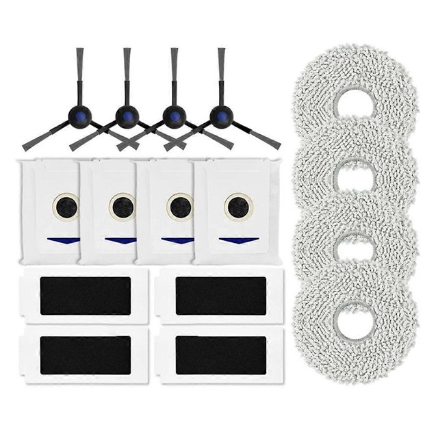 For Ecovacs T30 Pro Omni Robot Replacement Side Brush HEPA Filter Mop Pad Dust Bag Spare Parts Acces
