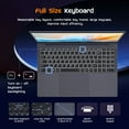 thumbnail image 6 of 16" Laptop Computer,Intel Core i5,16GB RAM 512GB SSD,Windows 11 Pro Notebook PC,MS Office 365,100% sRGB Color Gamut FHD Display,Dual Band Wi-Fi,Webcam, 6 of 9